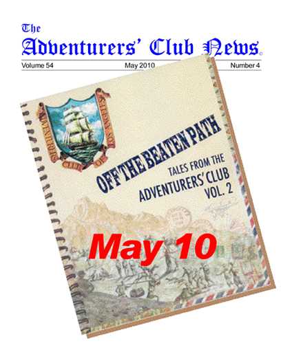 May 2010 Adventurers Club News Cover
